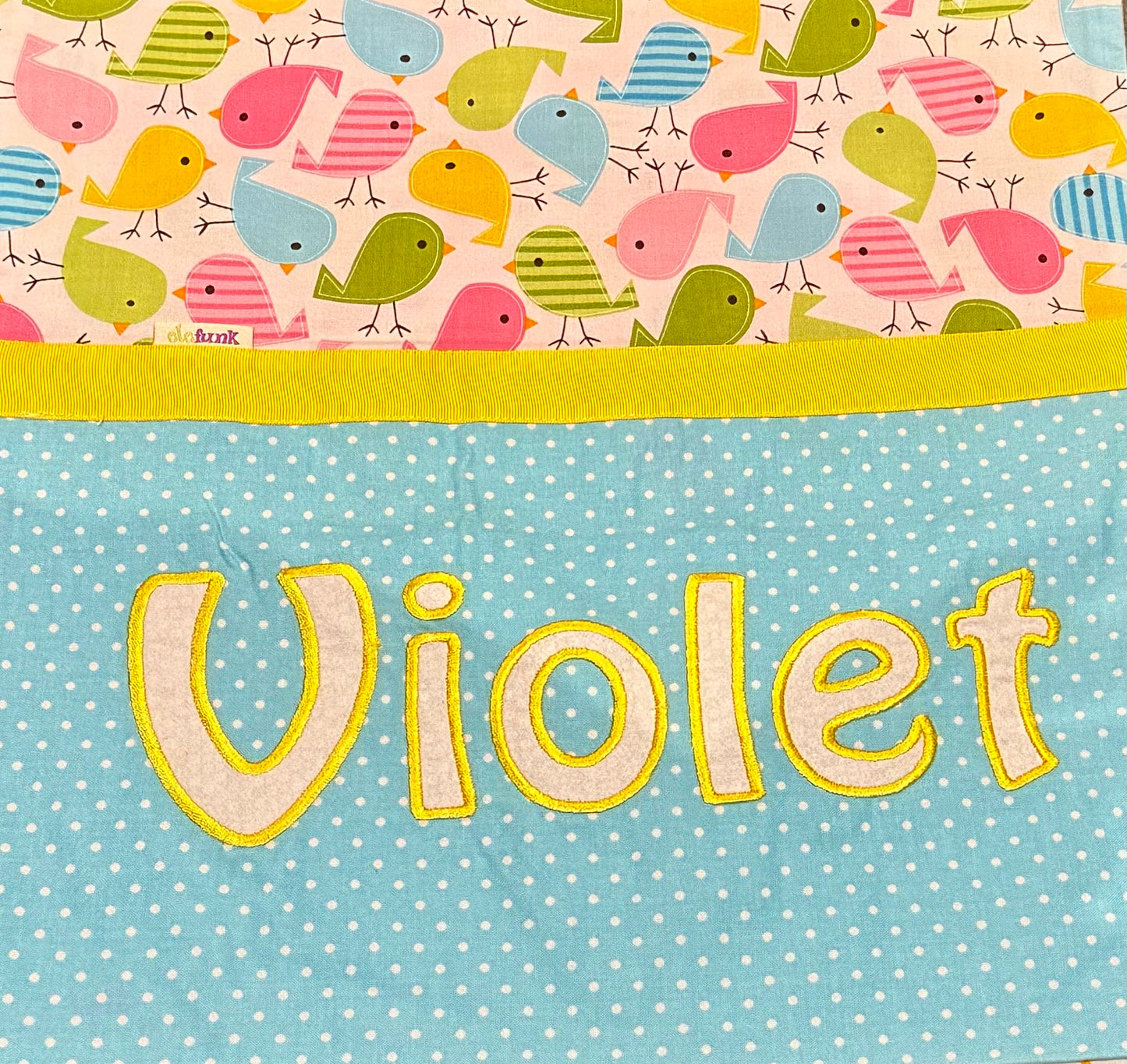 Violet Handmade Personalised Cushion Cover