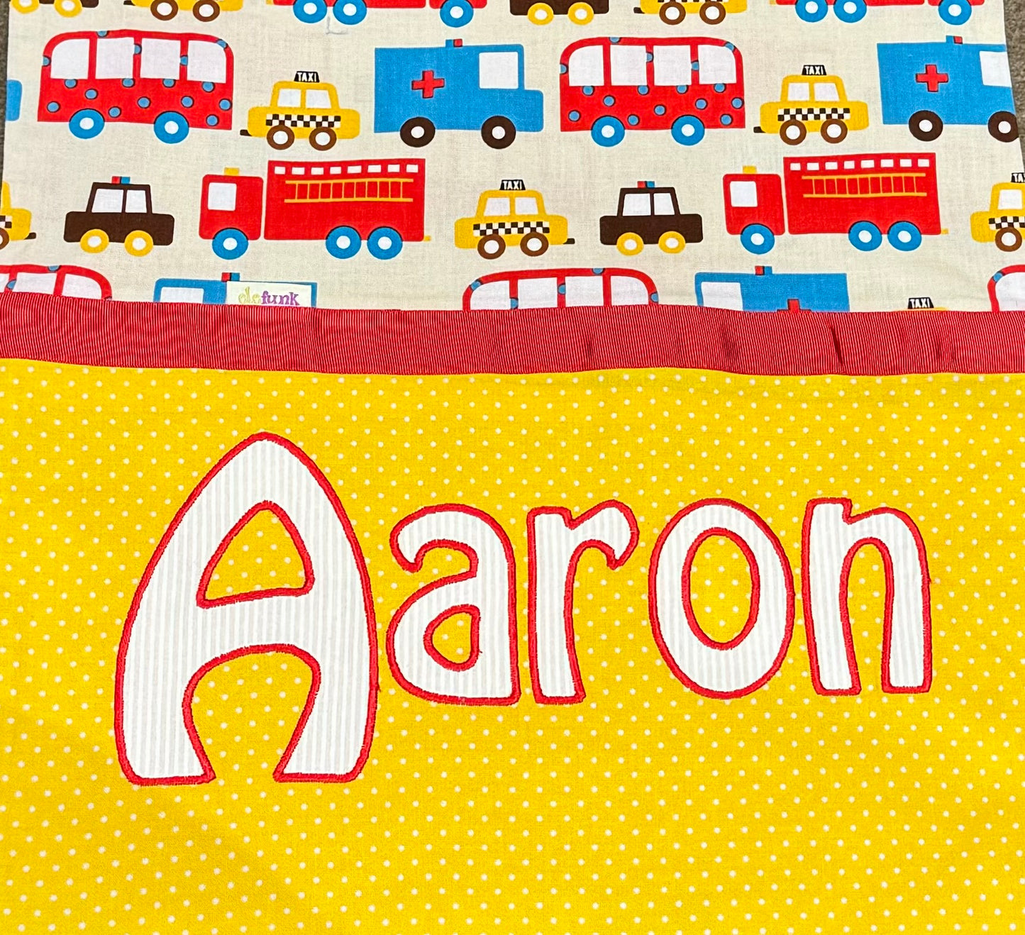 Aaron  Handmade Personalised Cushion Cover