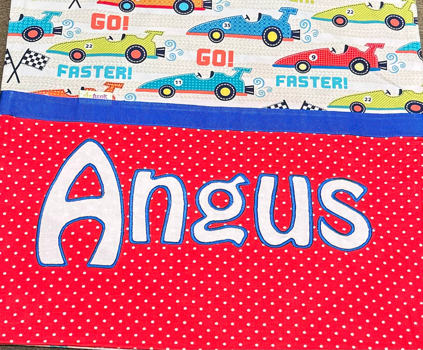 Angus Handmade Personalised Cushion Cover