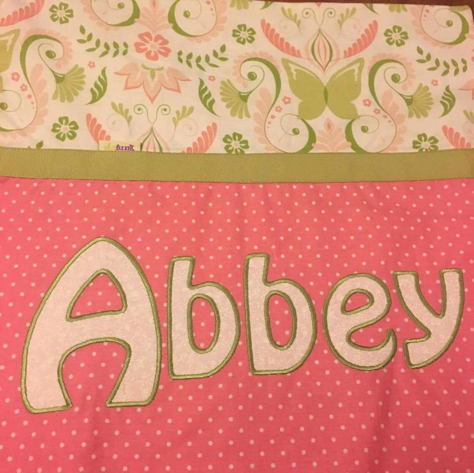Abbey Handmade Personalised Cushion Cover
