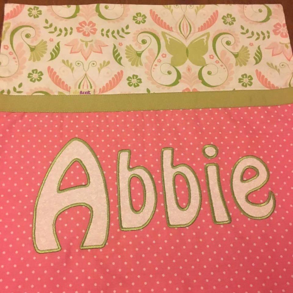 Abbie Handmade Personalised Cushion Cover