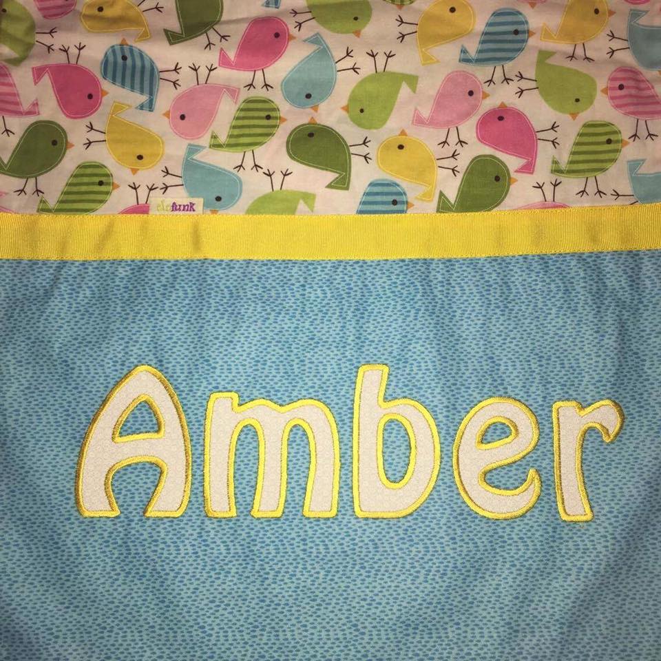Amber Handmade Personalised Cushion Cover