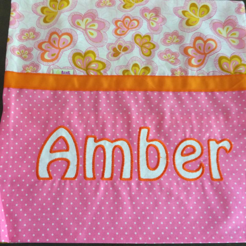 Amber Handmade Personalised Cushion Cover
