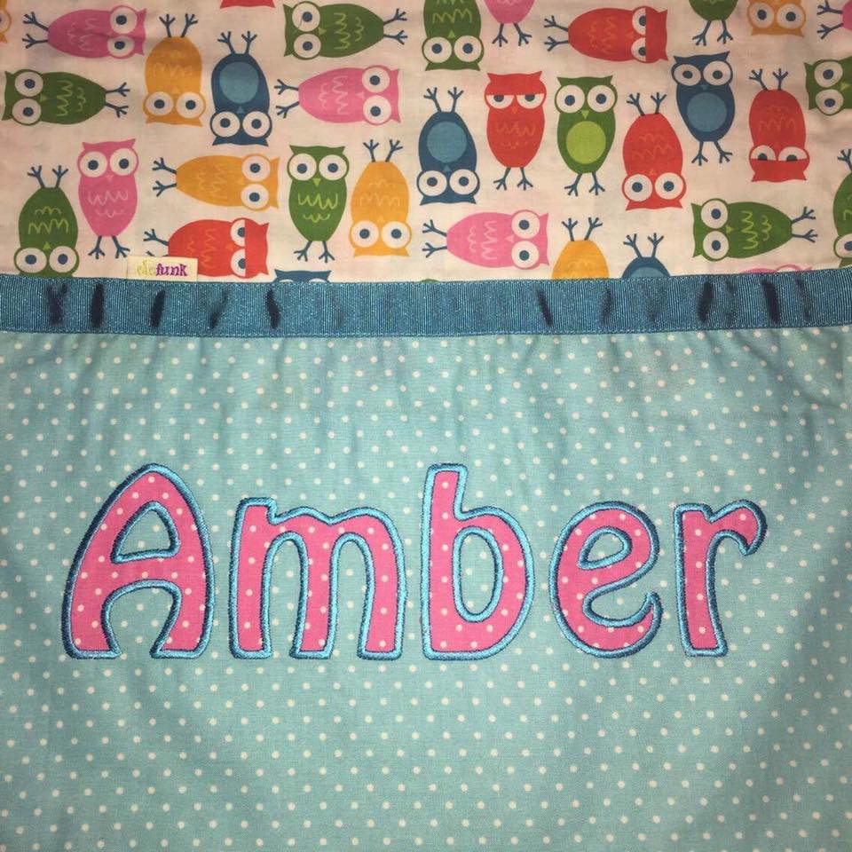 Amber Handmade Personalised Cushion Cover