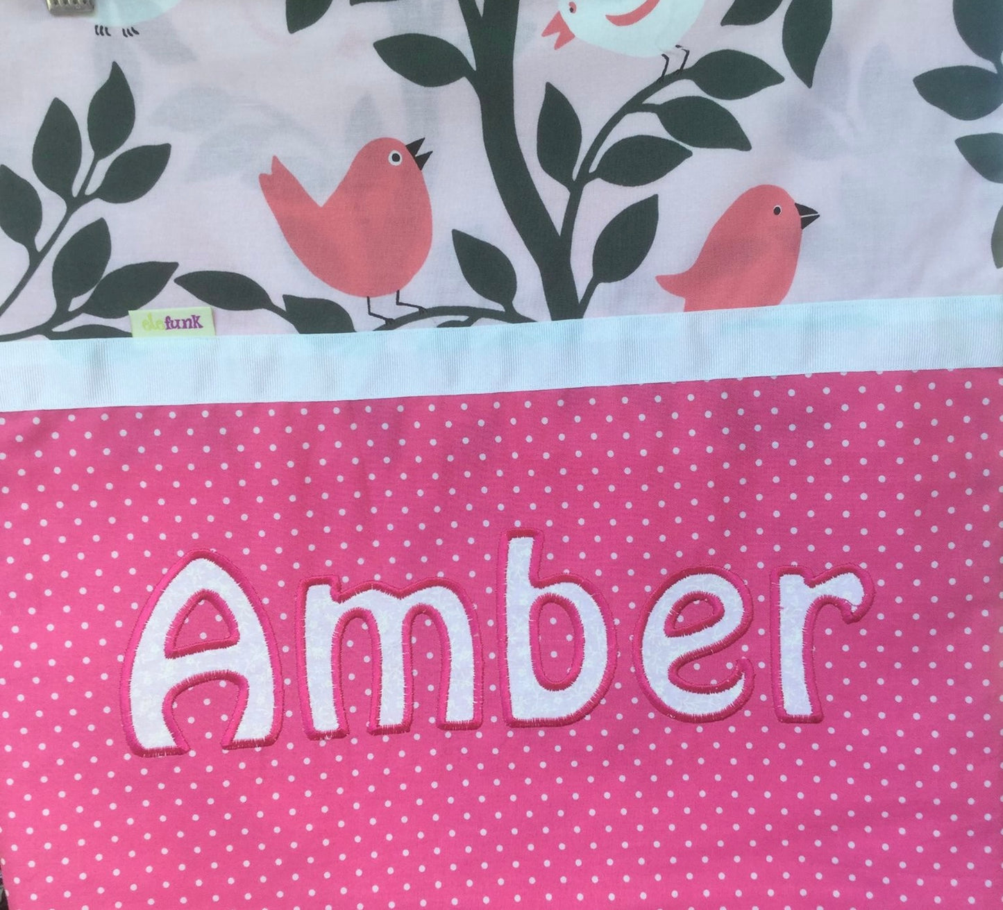 Amber Handmade Personalised Cushion Cover