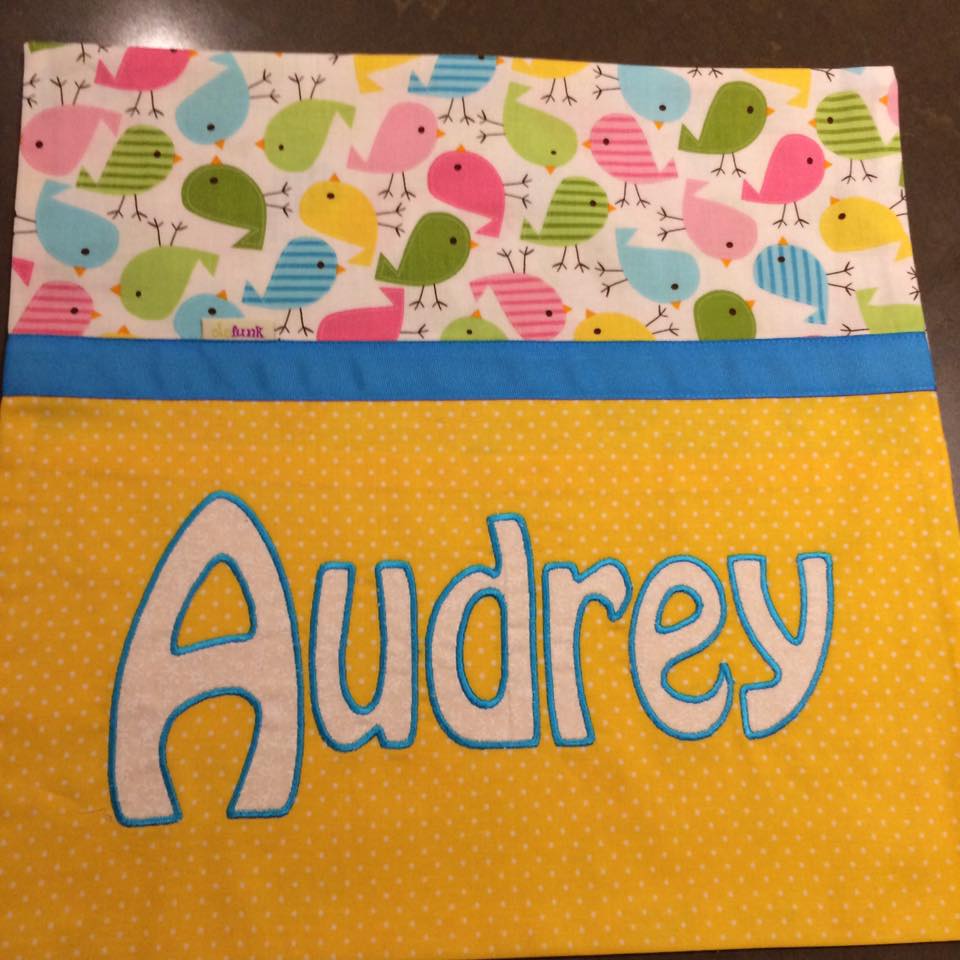 Audrey Handmade Personalised Cushion Cover