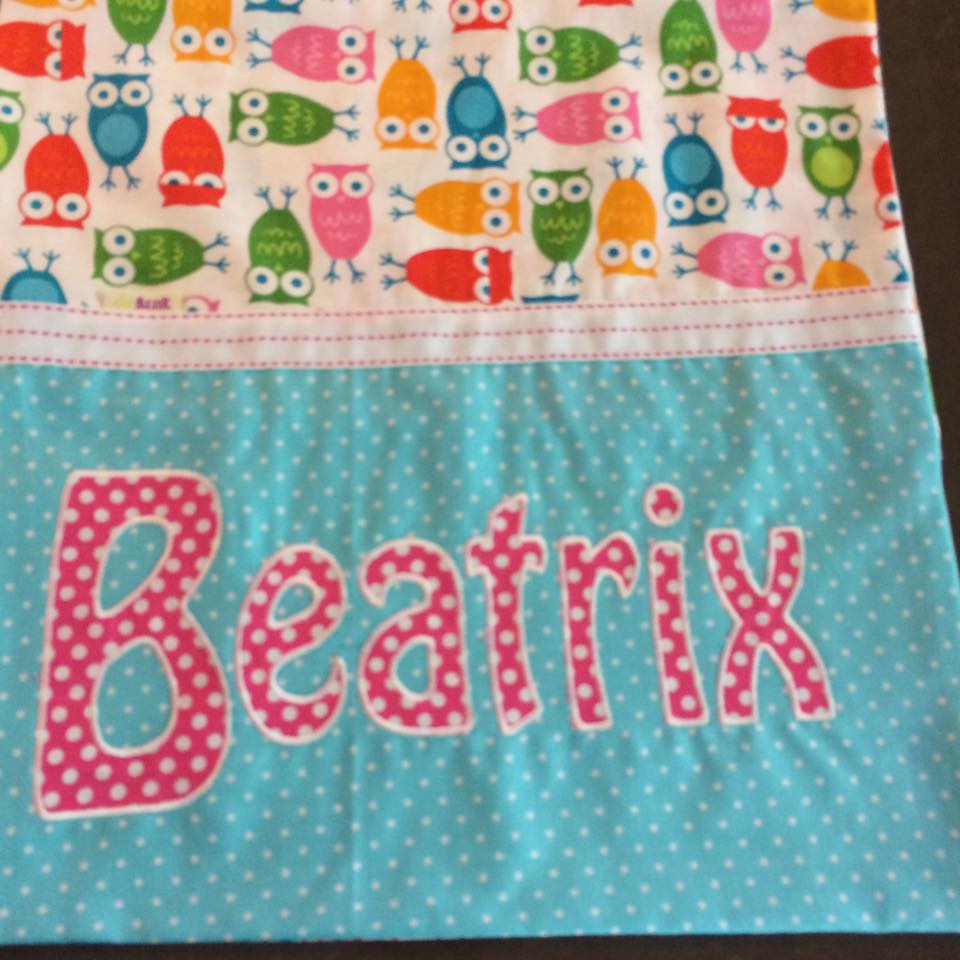 Beatrix Handmade Personalised Cushion Cover