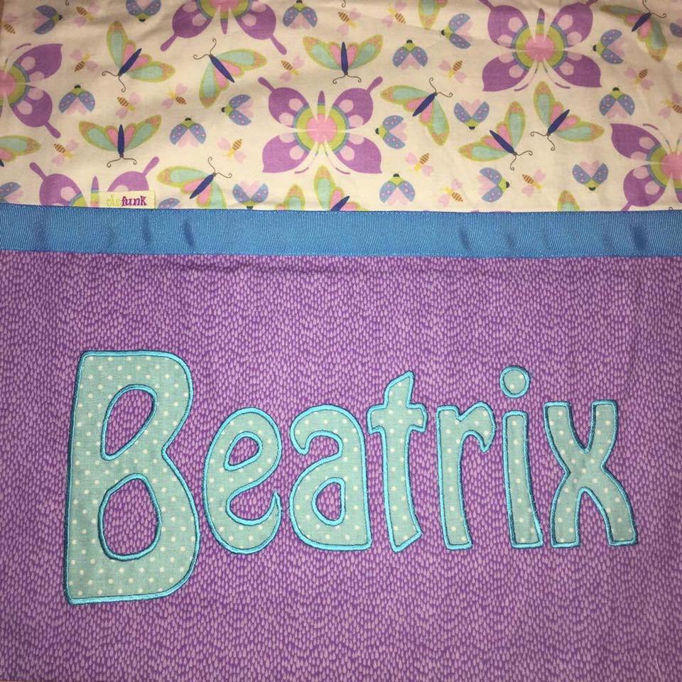 Beatrix Handmade Personalised Cushion Cover