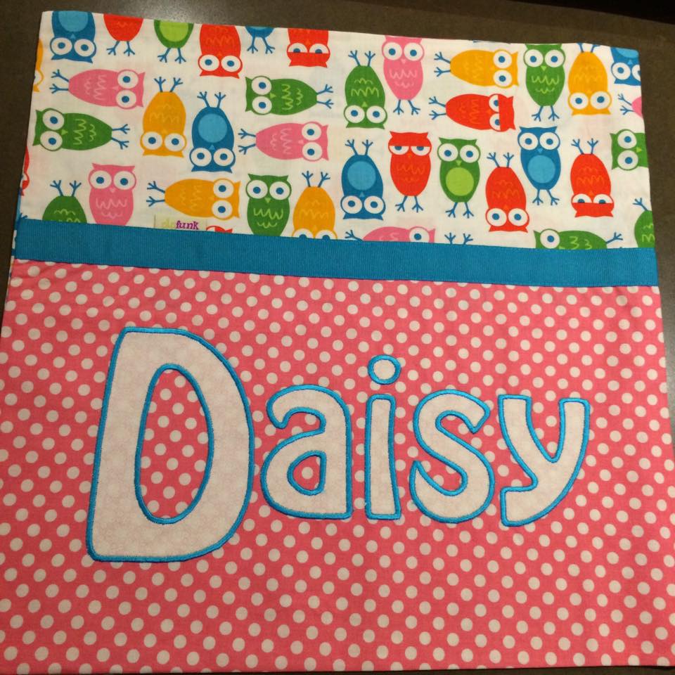 Daisy Handmade Personalised Cushion Cover