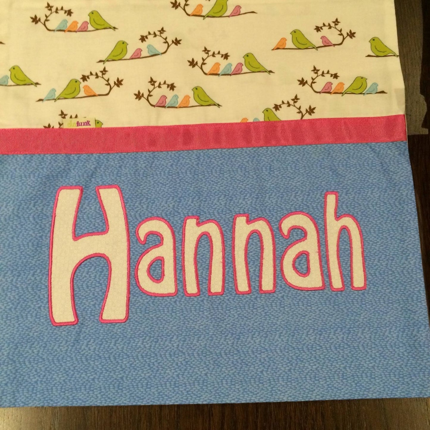 Hannah Handmade Personalised Cushion Cover