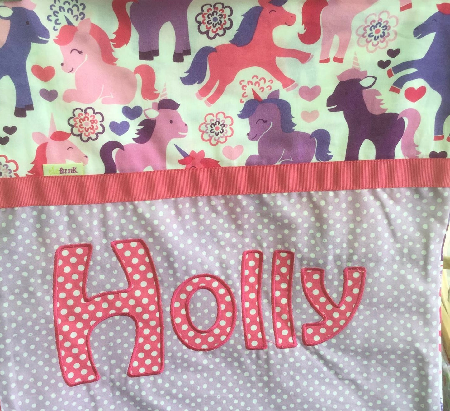 Holly Handmade Personalised Cushion Cover