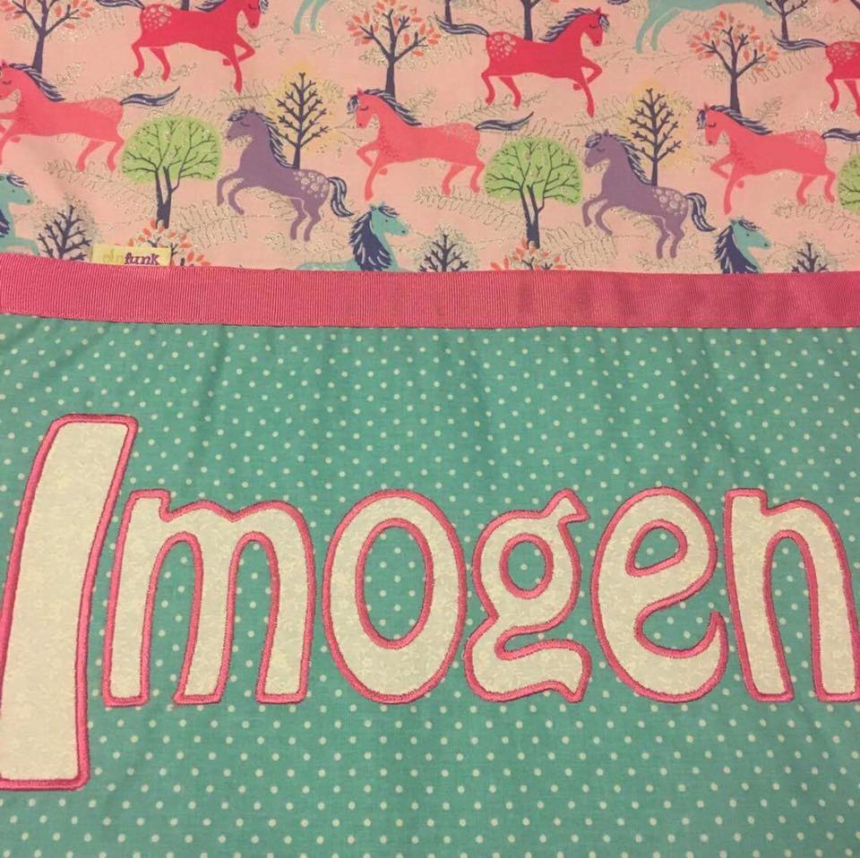 Imogen Handmade Personalised Cushion Cover