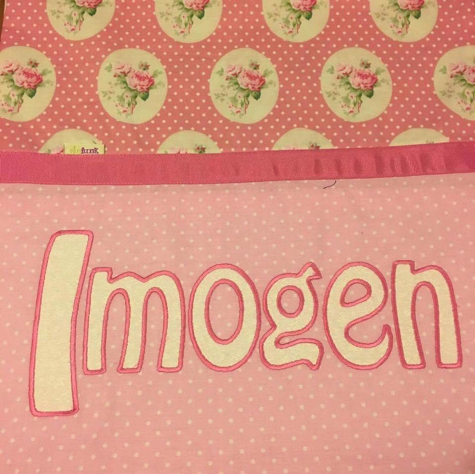 Imogen Handmade Personalised Cushion Cover