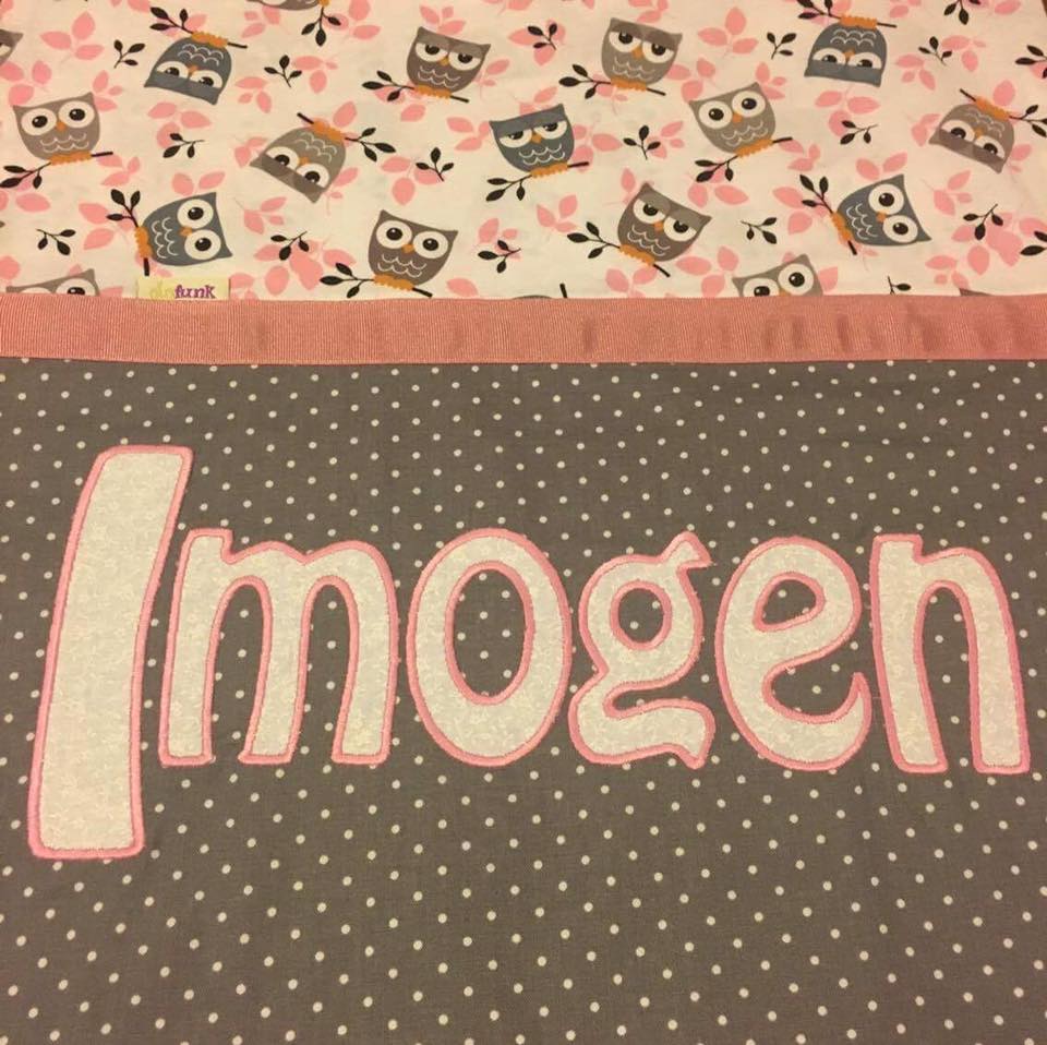 Imogen Handmade Personalised Cushion Cover