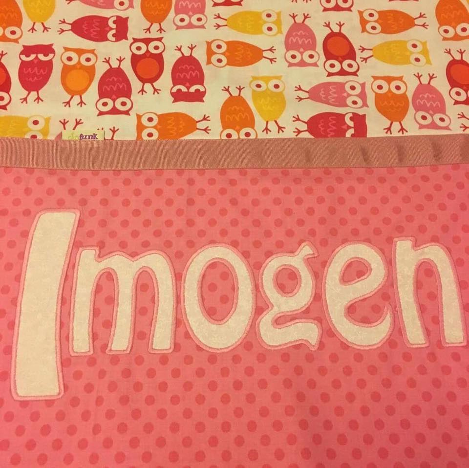 Imogen Handmade Personalised Cushion Cover