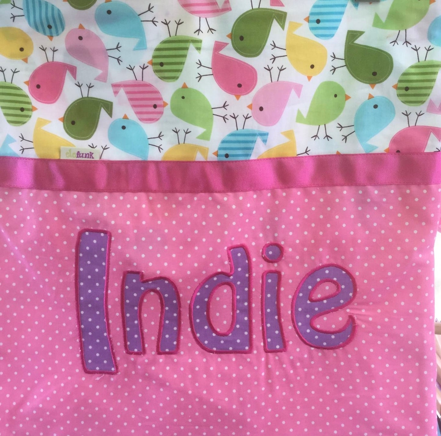 Indie Handmade Personalised Cushion Cover