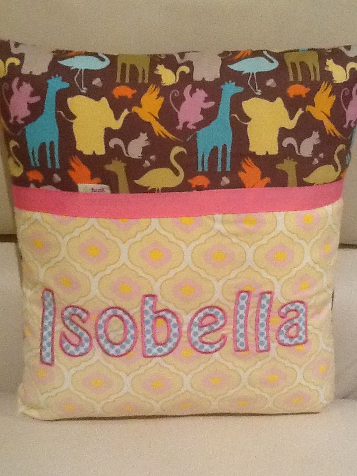 Isobella Handmade Personalised Cushion Cover