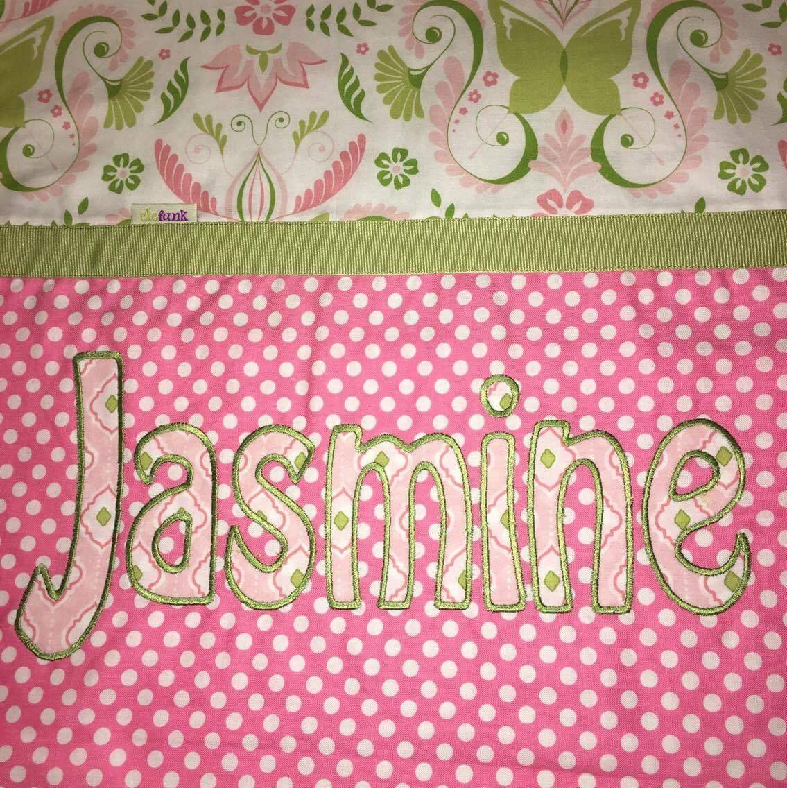 Jasmine Handmade Personalised Cushion Cover