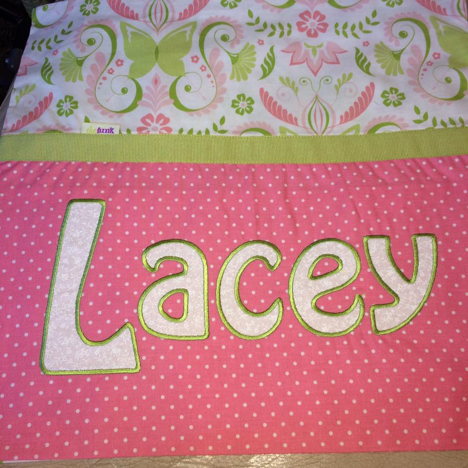 Lacey Handmade Personalised Cushion Cover