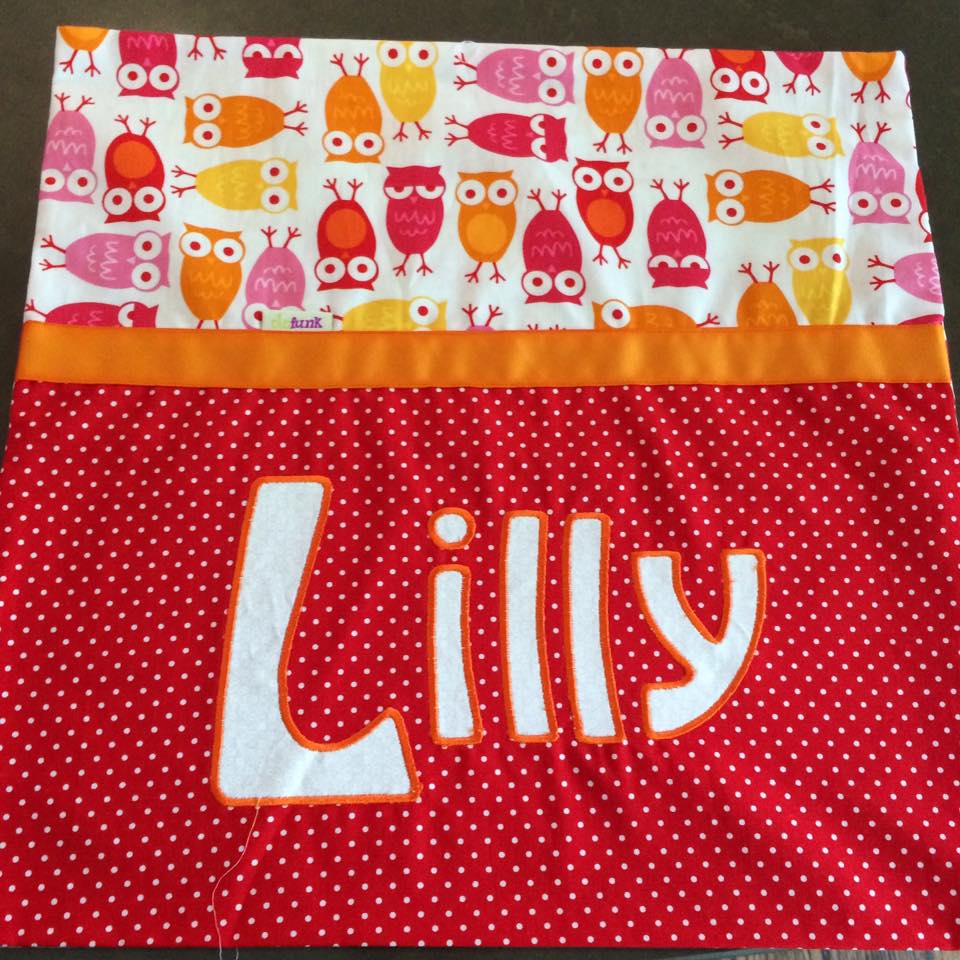 Lilly Handmade Personalised Cushion Cover