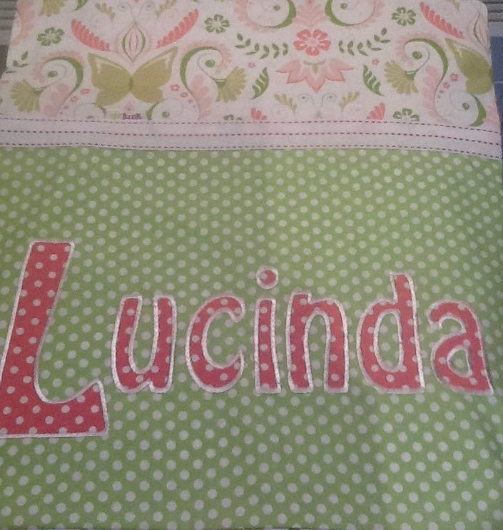 Lucinda Handmade Personalised Cushion Cover