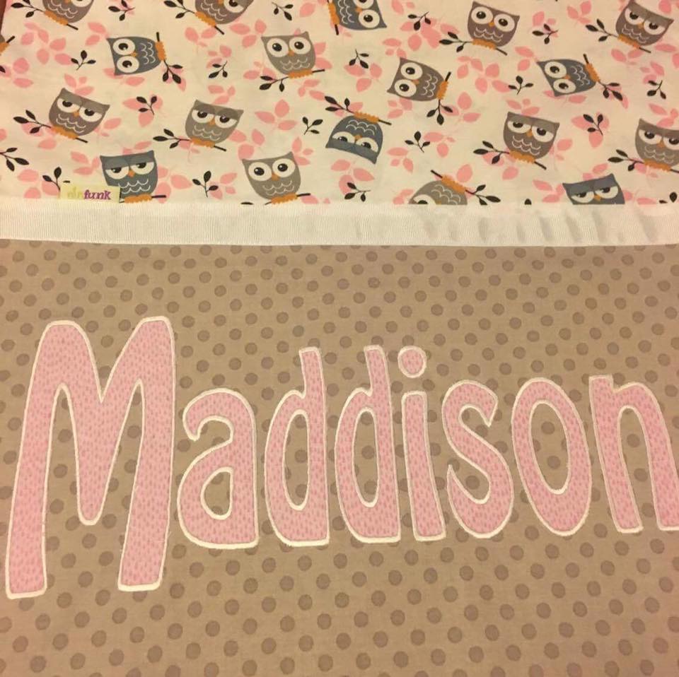 Maddison Handmade Personalised Cushion Cover
