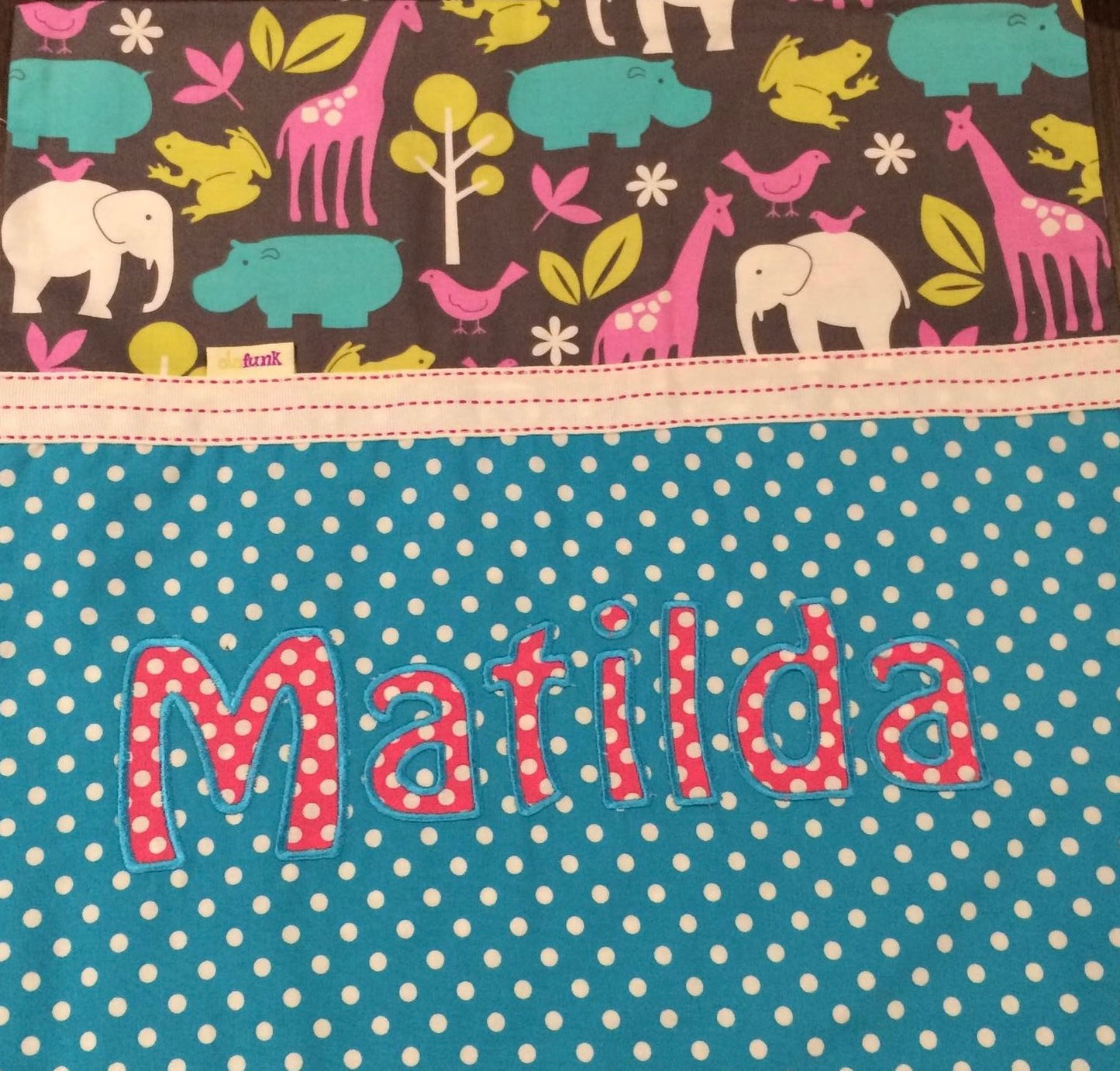 Matilda Handmade Personalised Cushion Cover