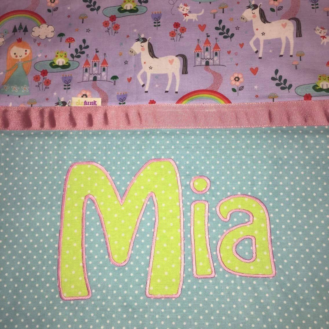Mia Handmade Personalised Cushion Cover