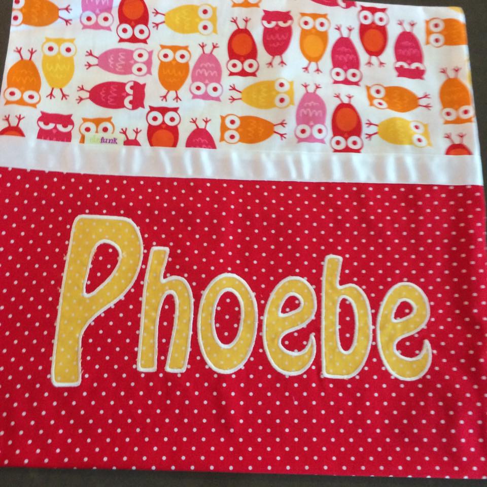 Phoebe Handmade Personalised Cushion Cover