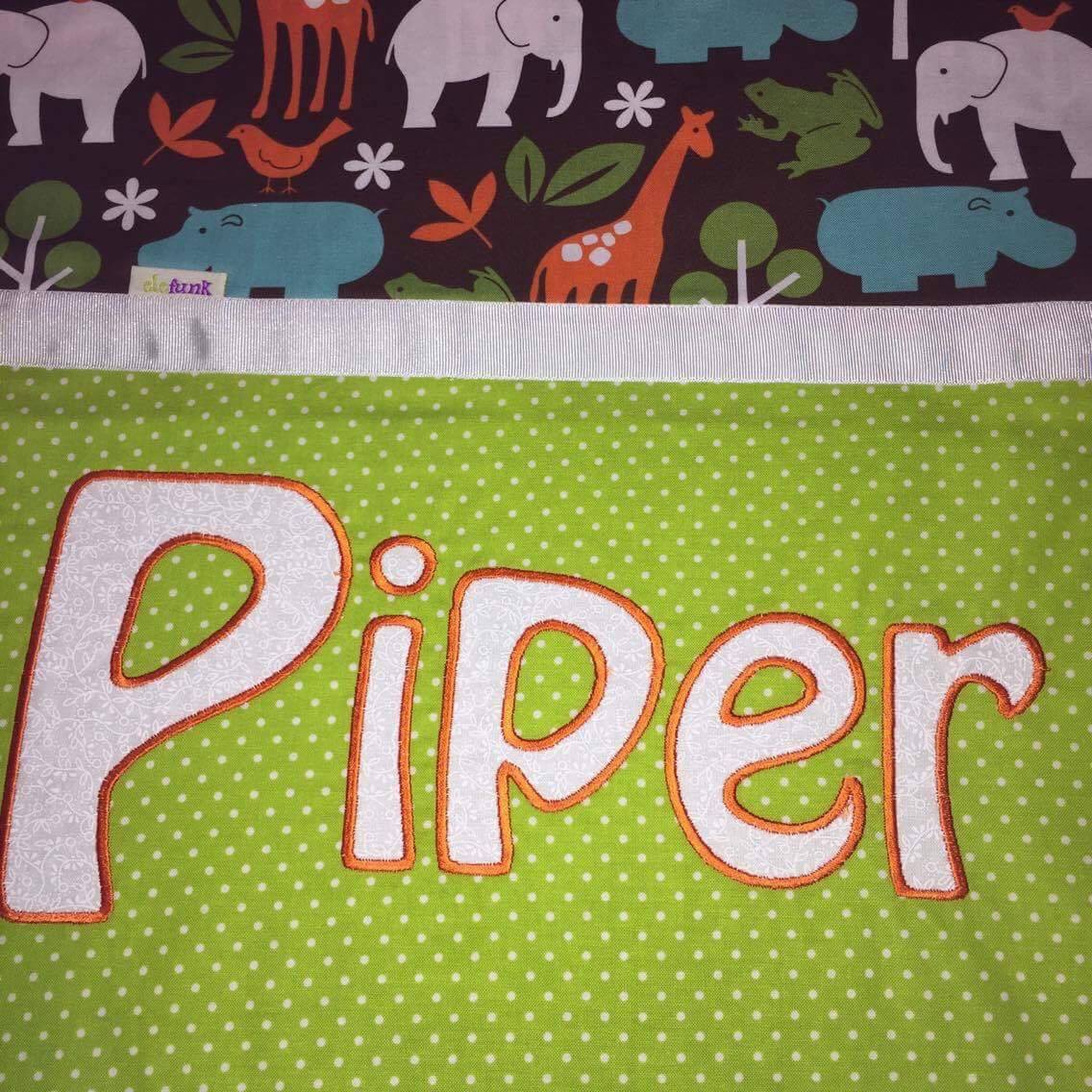 Piper Handmade Personalised Cushion Cover