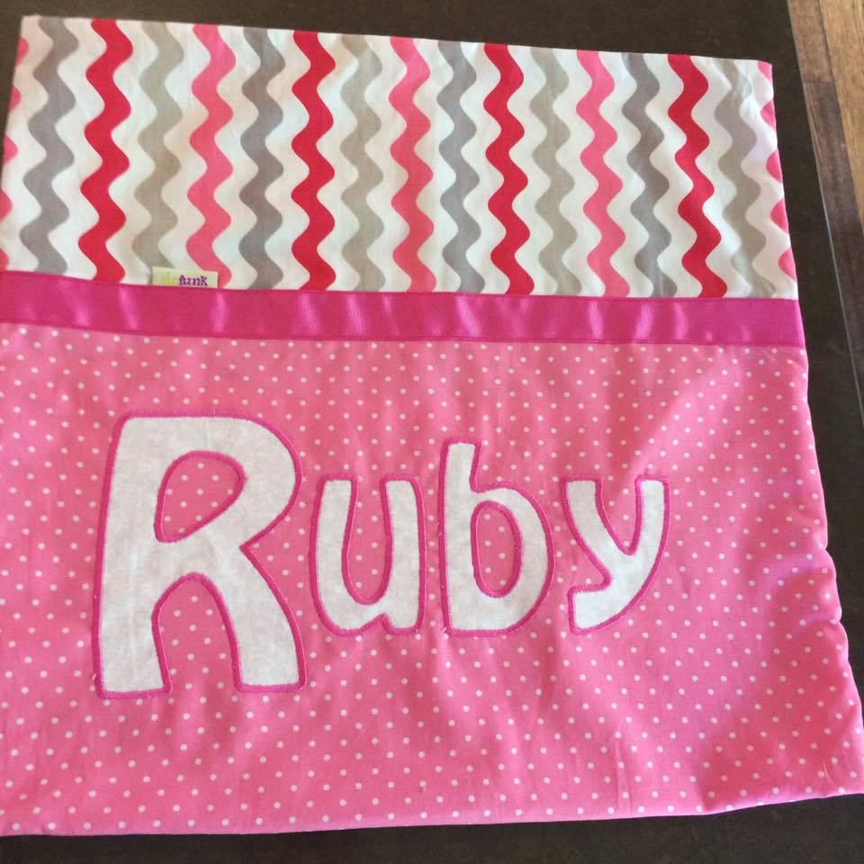 Ruby Handmade Personalised Cushion Cover