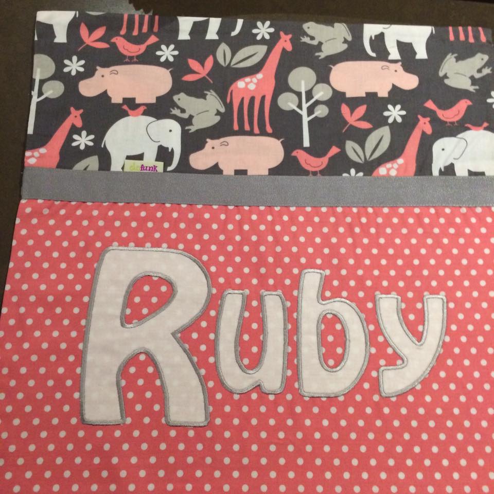 Ruby Handmade Personalised Cushion Cover