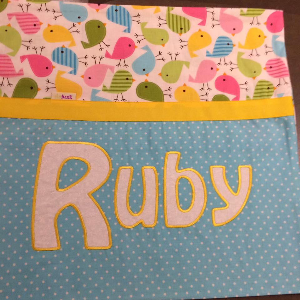 Ruby Handmade Personalised Cushion Cover