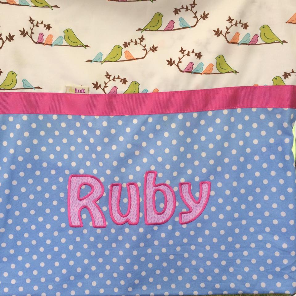 Ruby Handmade Personalised Cushion Cover