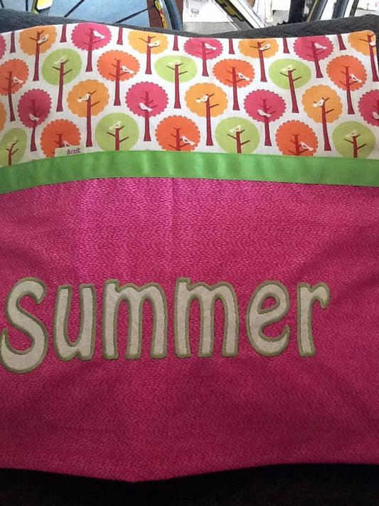 Summer Handmade Personalised Cushion Cover