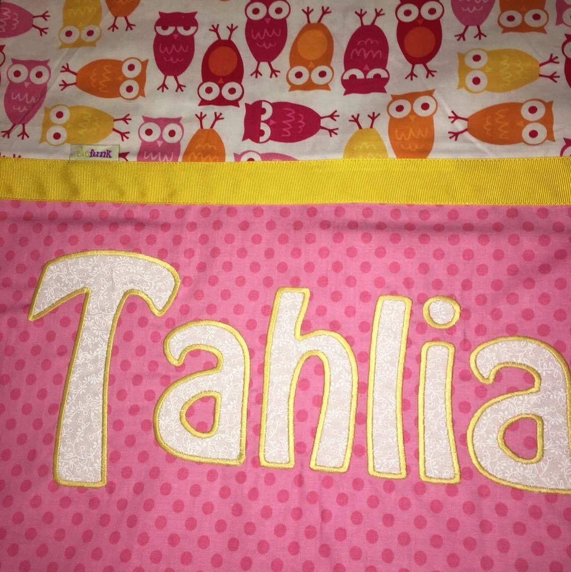 Tahlia Handmade Personalised Cushion Cover