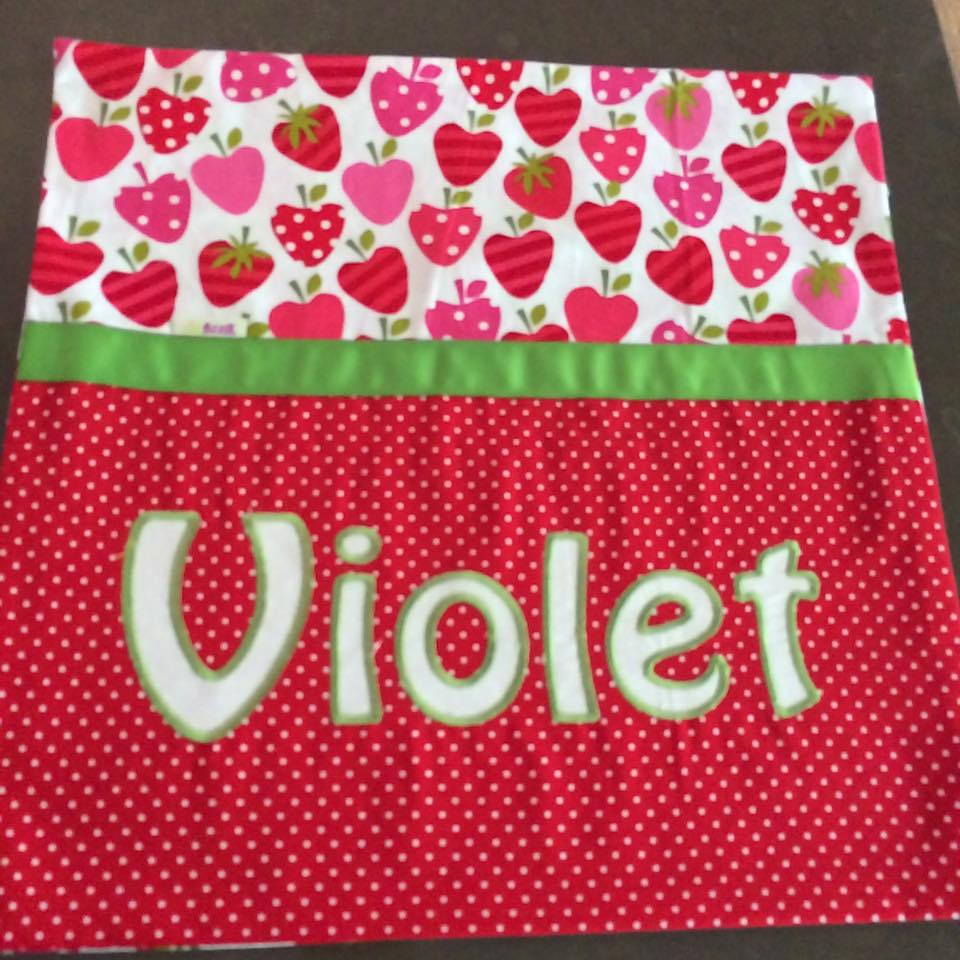 Violet Handmade Personalised Cushion Cover