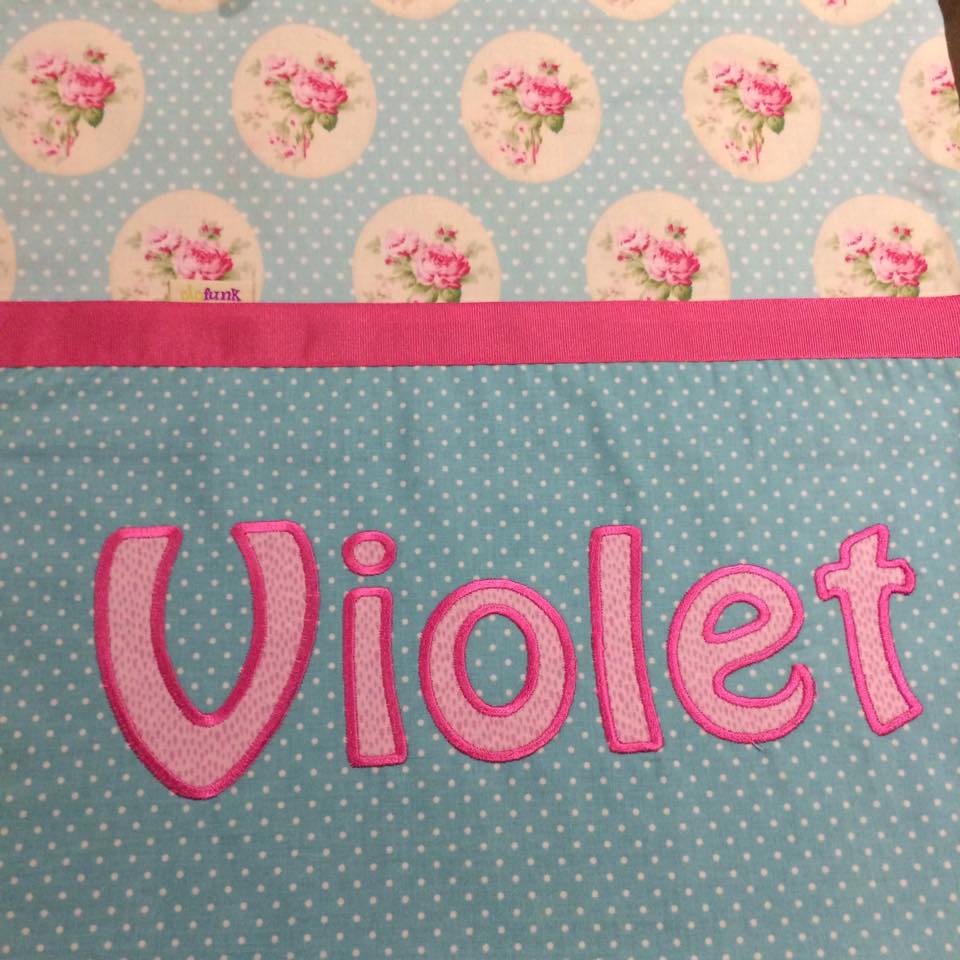 Violet Handmade Personalised Cushion Cover