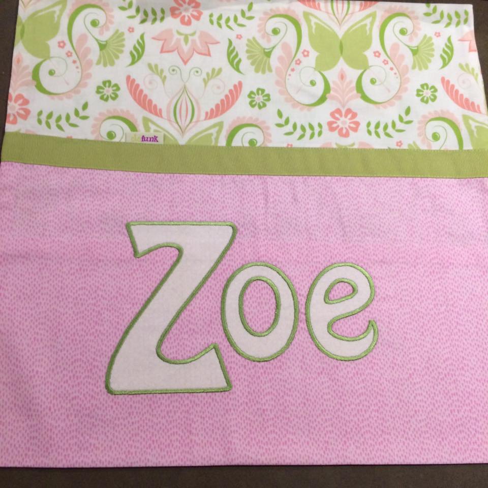 Zoe Handmade Personalised Cushion Cover