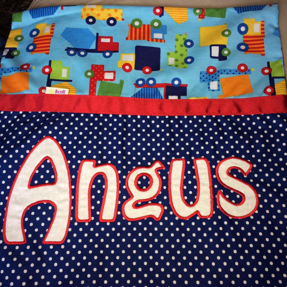Angus Handmade Personalised Cushion Cover