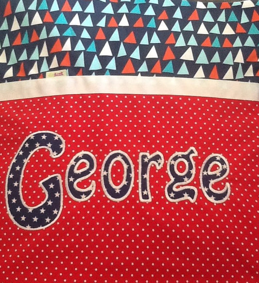 George Handmade Personalised Cushion Cover