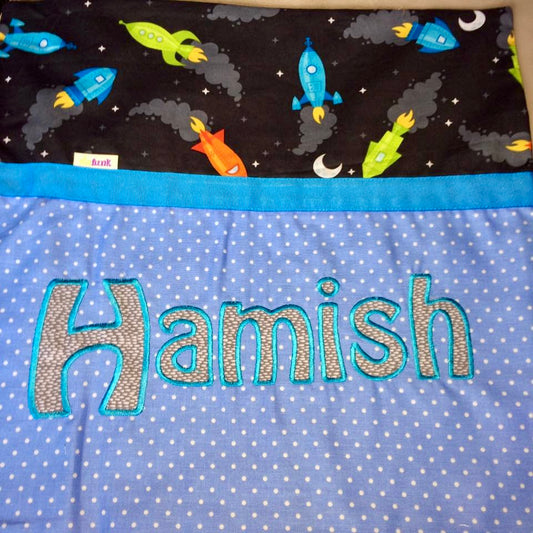 Hamish Handmade Personalised Cushion Cover
