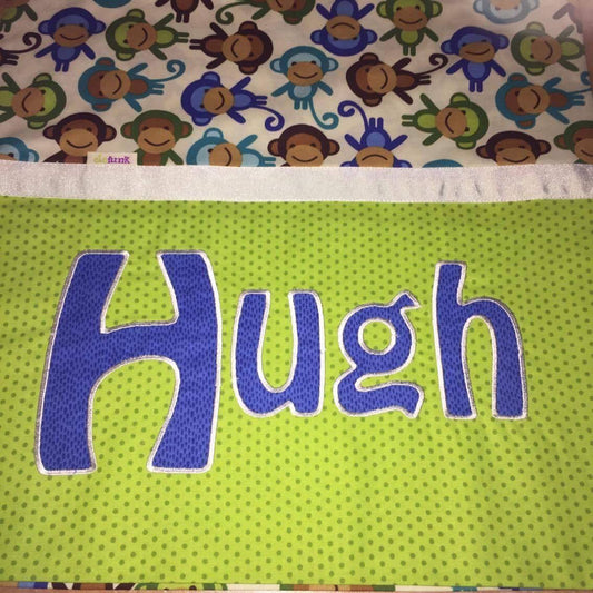 Hugh Handmade Personalised Cushion Cover