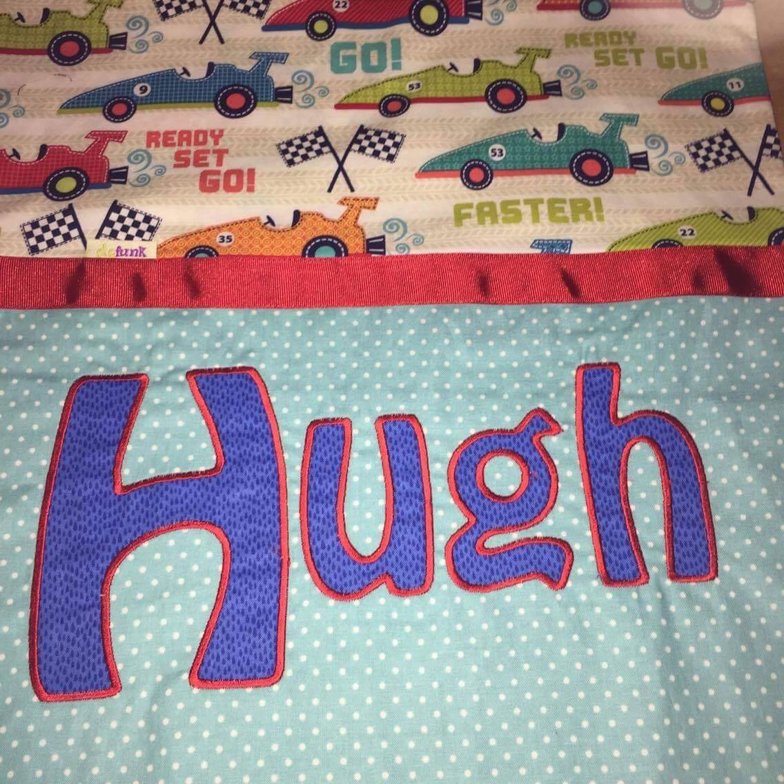 Hugh Handmade Personalised Cushion Cover