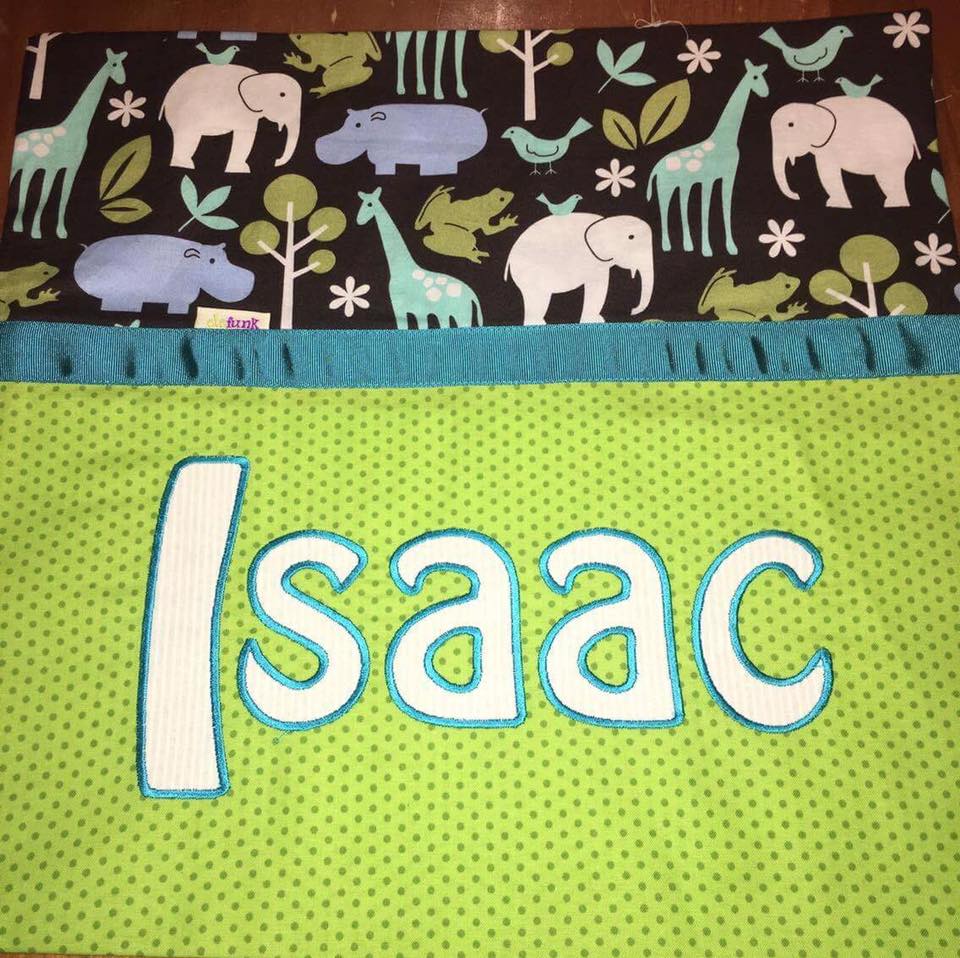 Isaac Handmade Personalised Cushion Cover