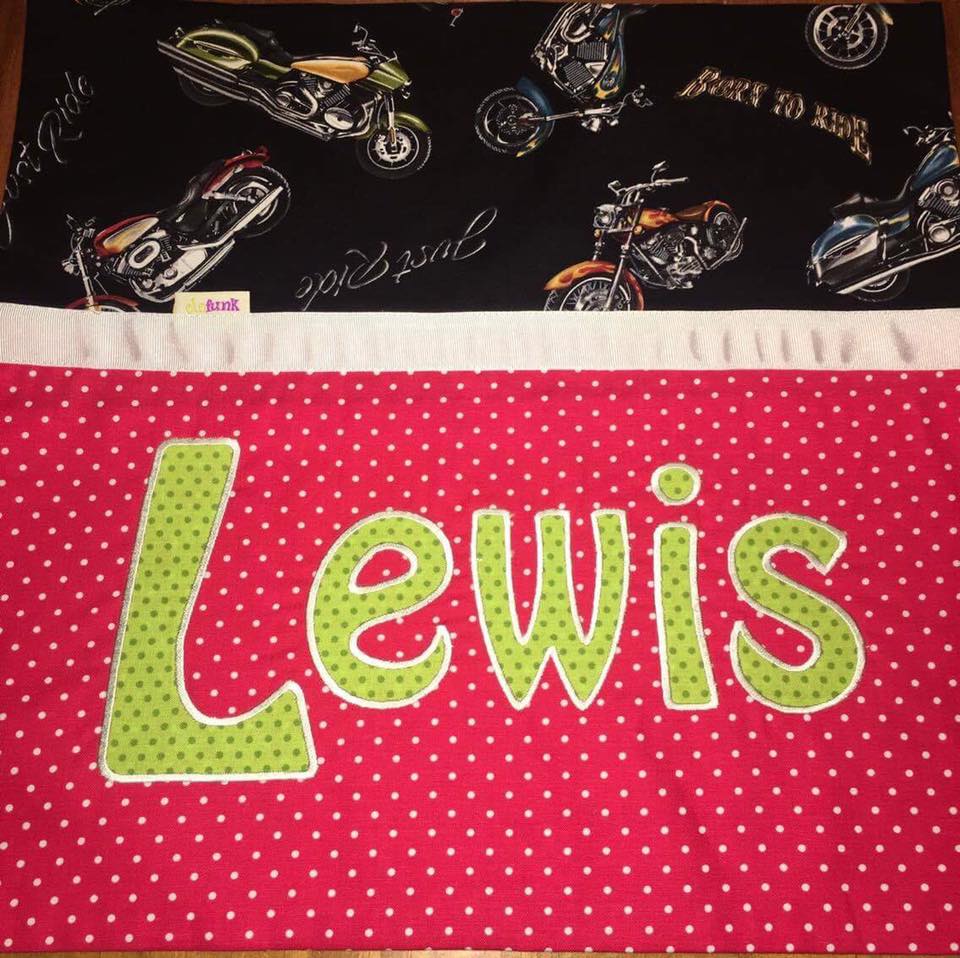 Lewis Handmade Personalised Cushion Cover