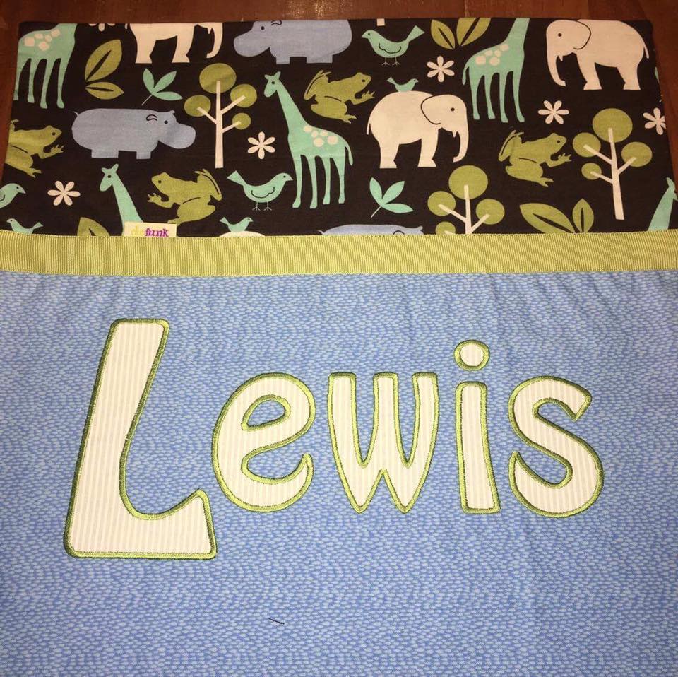 Lewis Handmade Personalised Cushion Cover