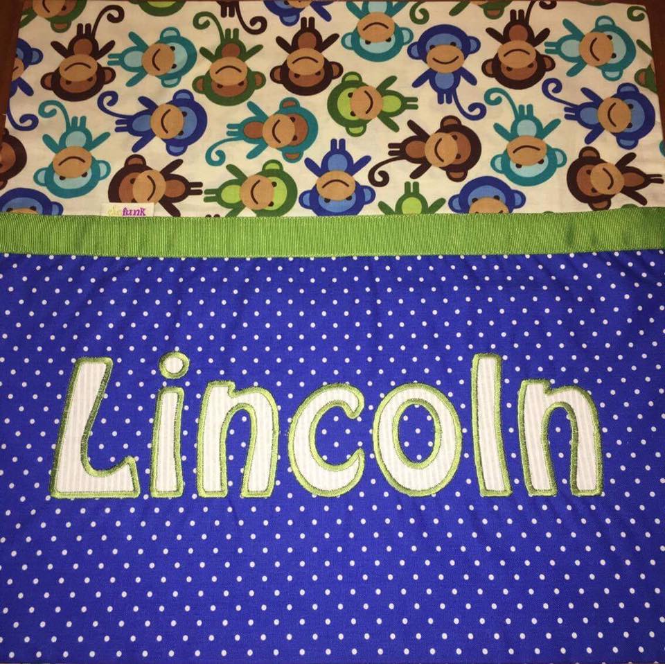 Lincoln Handmade Personalised Cushion Cover