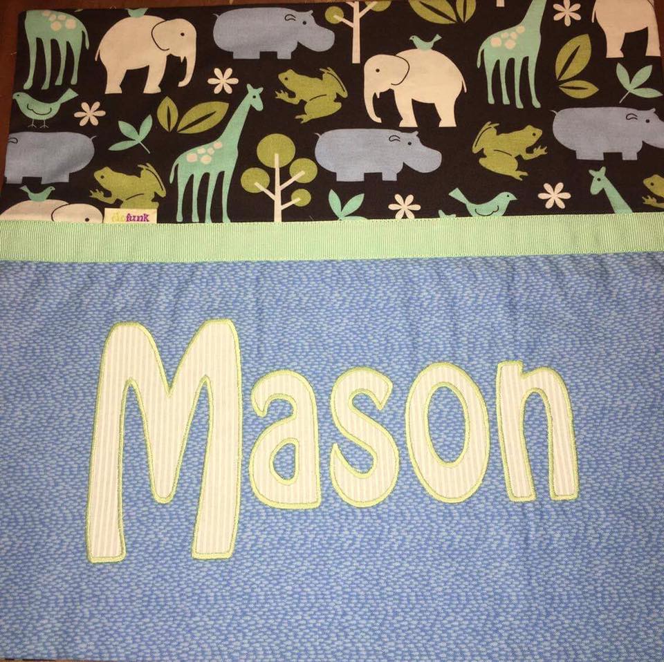 Mason Handmade Personalised Cushion Cover