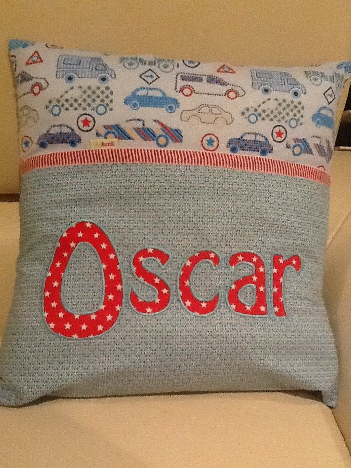 Oscar Handmade Personalised Cushion Cover